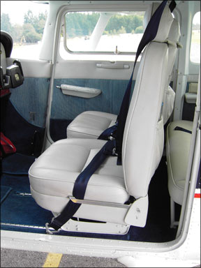 Cessnas Rear Bench Seat