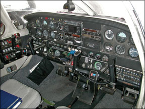 Piper Seneca Aircraft Instument Panel