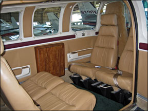 Beechcraft A36s Commodious Rear Doors