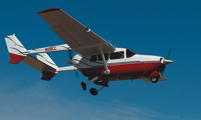 right hand Cessna 336 337 Skymaster wing landing light lens 