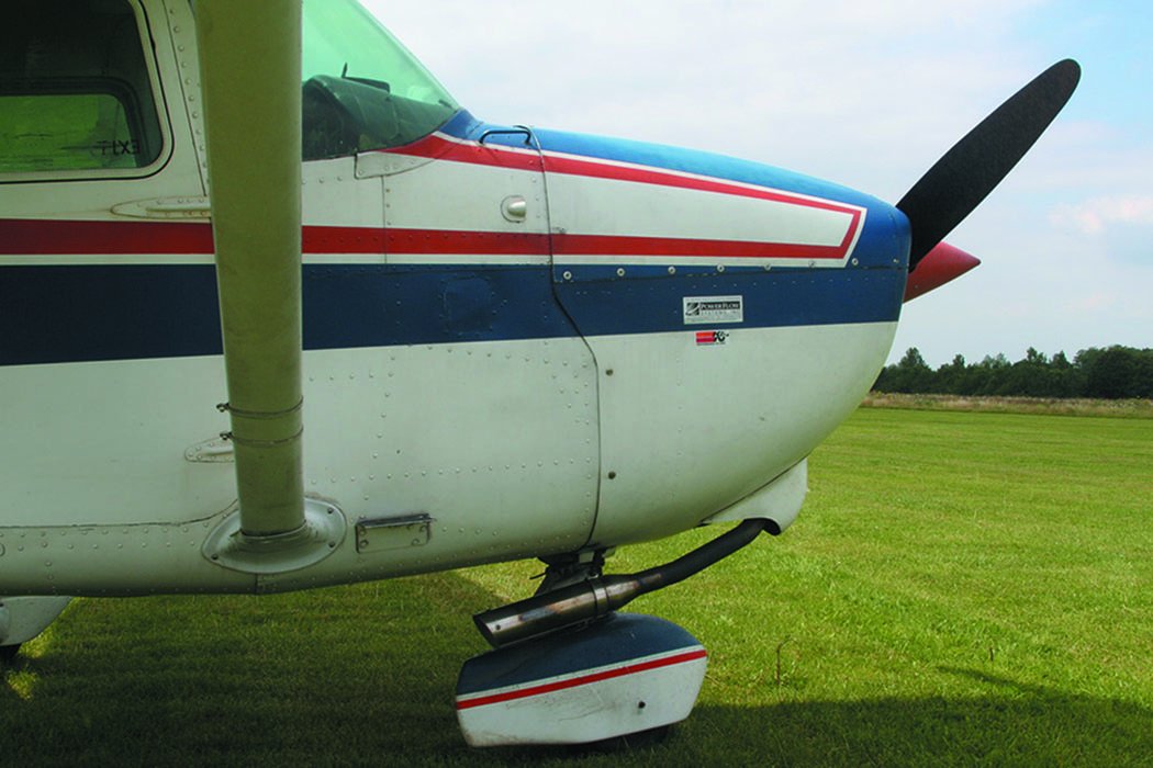 aircraft with Power Flow System exhaust replacement