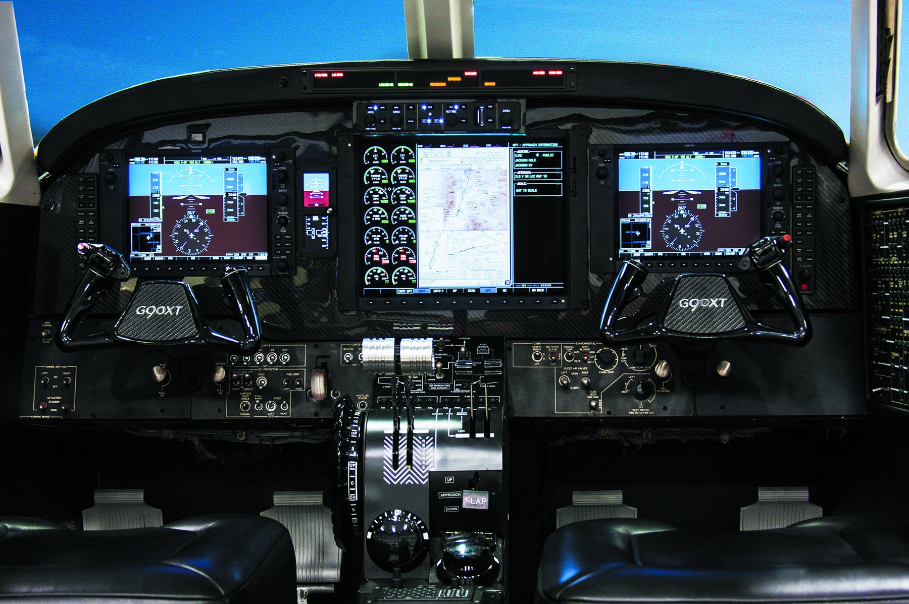 Nextant Aerospace remanufactured Beechcraft single power lever