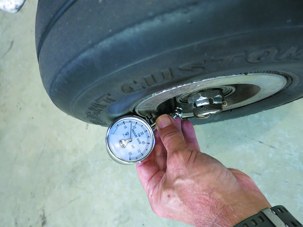 aircraft tire pressure gauge