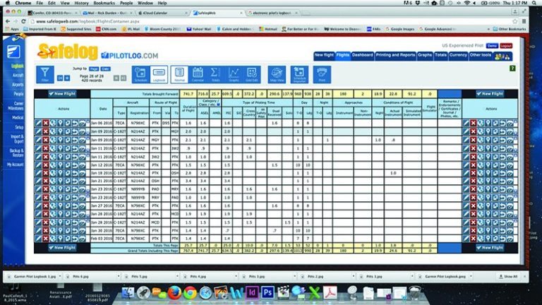electronic pilot logbook for pc