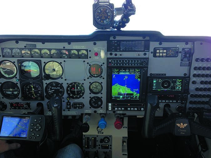 Mooney aircraft panel