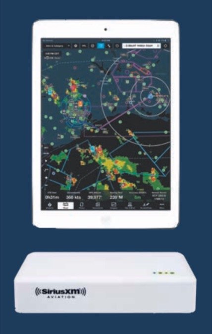 ForeFlight SiriusXM radar dark Aeronautical Maps theme