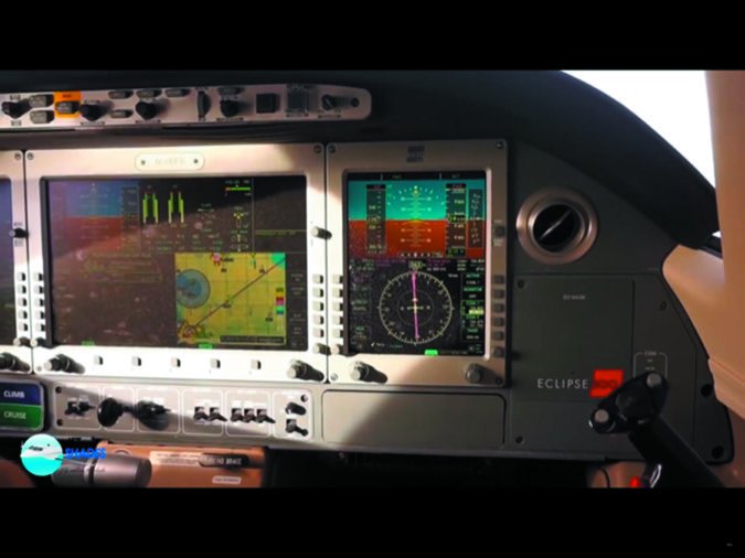 9 Jet Shades King AIr cockpit
