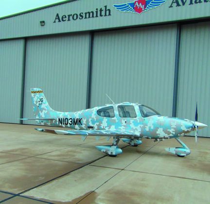 Airplane Paint Schemes 101 Think Upkeep Resale Aviation Consumer   SR 22 DigitalCamo 432x420 .optimal 